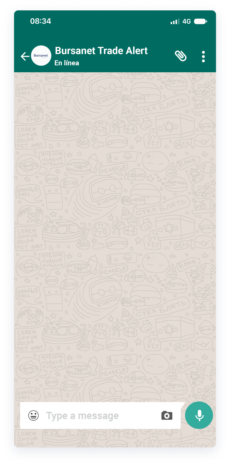 Cuenta de whatsapp mobile en Actinver Trade